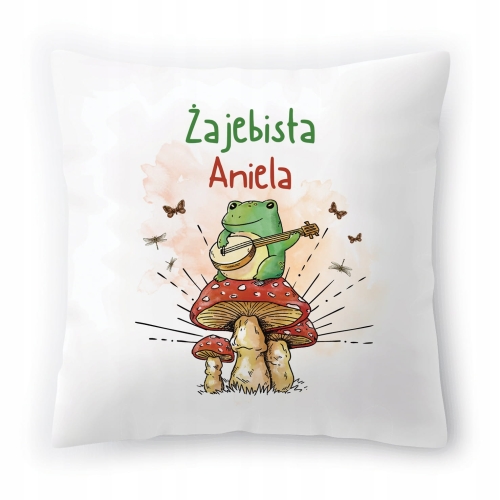 Poduszka Dla Anieli na Urodziny Imieniny Prezent z Nadrukiem ze Zdjęciem