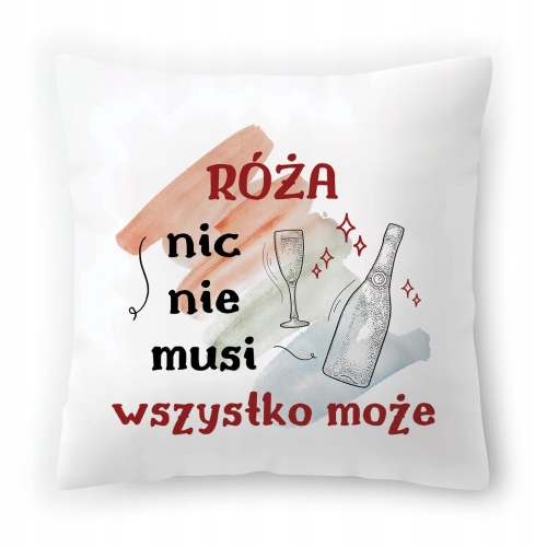 Poduszka Róży Różyczki na Urodziny na Prezent z Nadrukiem ze Zdjęciem