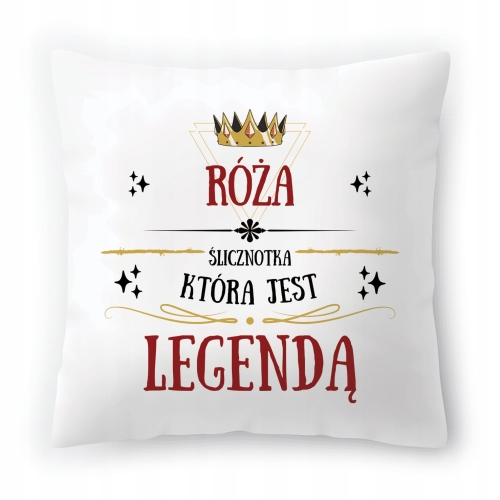 Poduszka Róży Różyczki na Urodziny na Prezent z Nadrukiem ze Zdjęciem