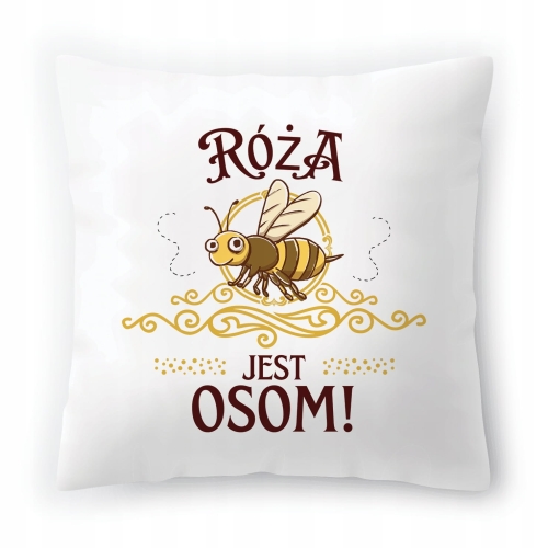 Poduszka Róży Różyczki na Urodziny na Prezent z Nadrukiem ze Zdjęciem