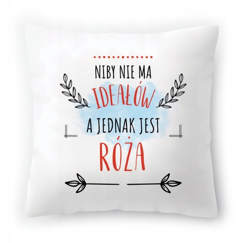 Poduszka Róży Różyczki na Urodziny na Prezent z Nadrukiem ze Zdjęciem