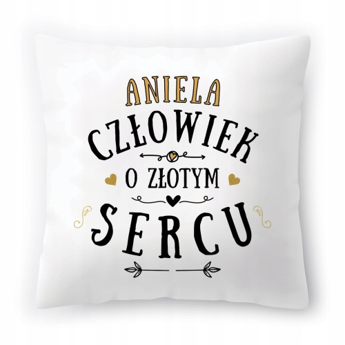 Poduszka Dla Anieli na Urodziny Imieniny Prezent z Nadrukiem ze Zdjęciem