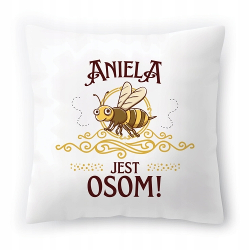 Poduszka Dla Anieli na Urodziny Imieniny Prezent z Nadrukiem ze Zdjęciem