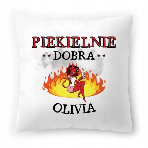 Poduszka Dla Olivii na Urodziny Imieniny Prezent z Nadrukiem ze Zdjęciem