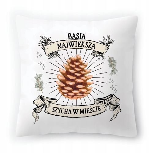 Poduszka Basi Barbary na Urodziny na Prezent z Nadrukiem ze Zdjęciem
