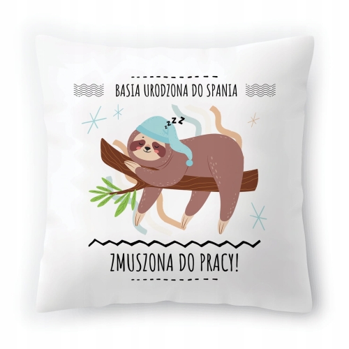 Poduszka Basi Barbary na Urodziny na Prezent z Nadrukiem ze Zdjęciem