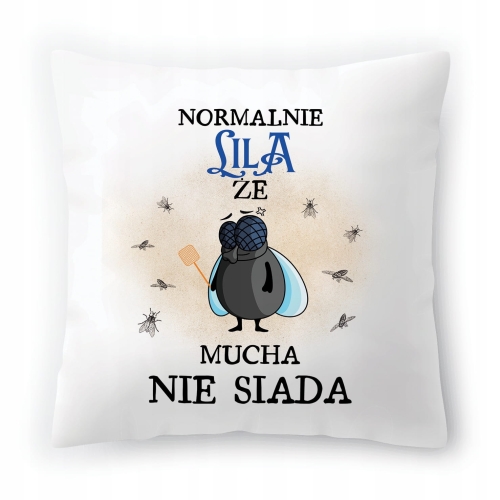 Poduszka Lili na Urodziny na Prezent z Nadrukiem ze Zdjęciem