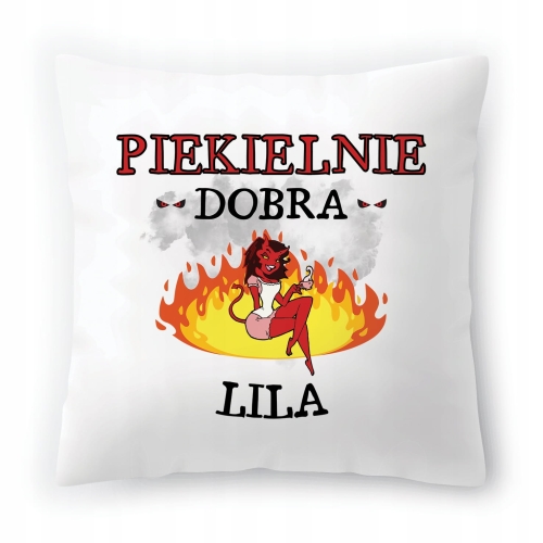 Poduszka Lili na Urodziny na Prezent z Nadrukiem ze Zdjęciem