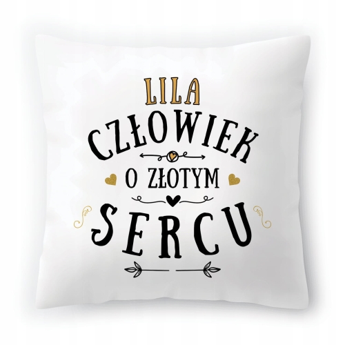 Poduszka Lili na Urodziny na Prezent z Nadrukiem ze Zdjęciem