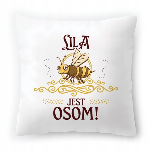 Poduszka Lili na Urodziny na Prezent z Nadrukiem ze Zdjęciem