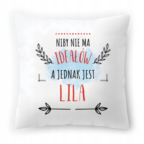 Poduszka Lili na Urodziny na Prezent z Nadrukiem ze Zdjęciem