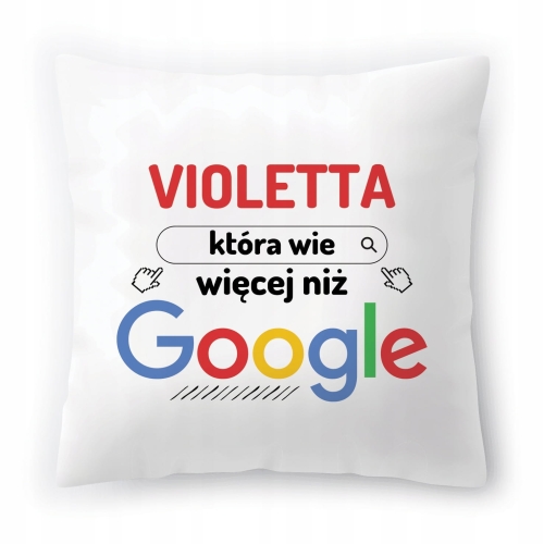 Poduszka Dla Violetty na Urodziny Imieniny Prezent z Nadrukiem ze Zdjęciem