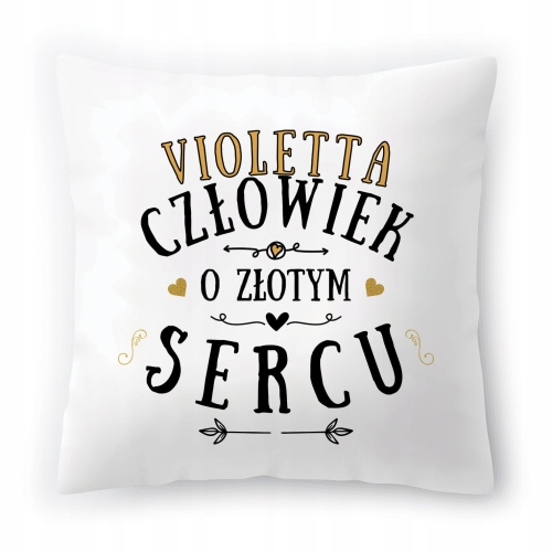 Poduszka Dla Violetty na Urodziny Imieniny Prezent z Nadrukiem ze Zdjęciem