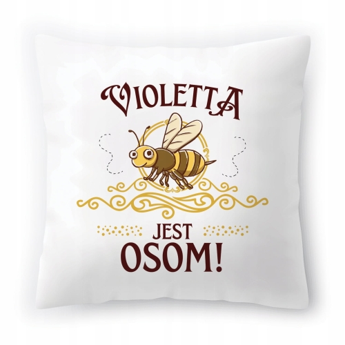 Poduszka Dla Violetty na Urodziny Imieniny Prezent z Nadrukiem ze Zdjęciem