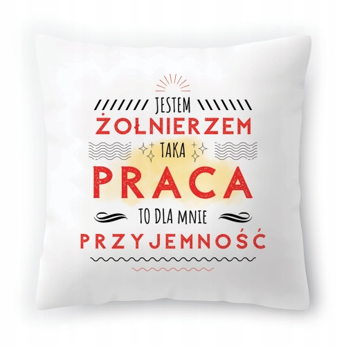 Poduszka Dla Żołnierza na Urodziny na Prezent z Nadrukiem ze Zdjęciem