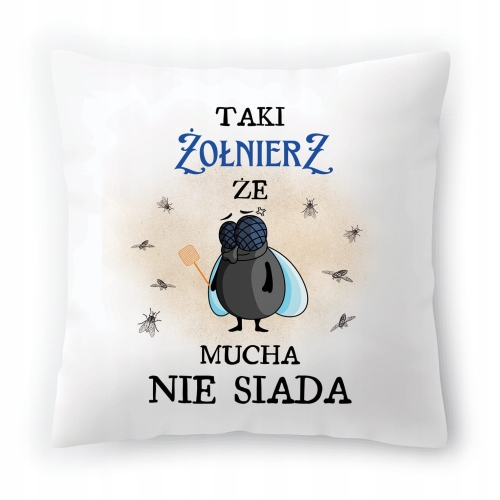 Poduszka Dla Żołnierza na Urodziny na Prezent z Nadrukiem ze Zdjęciem
