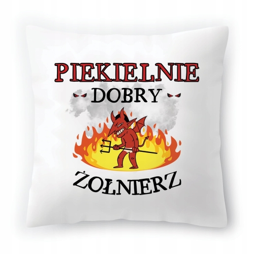 Poduszka Dla Żołnierza na Urodziny na Prezent z Nadrukiem ze Zdjęciem