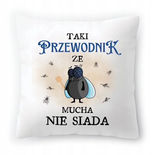 Poduszka Dla Przewodnika na Urodziny na Prezent z Nadrukiem ze Zdjęciem