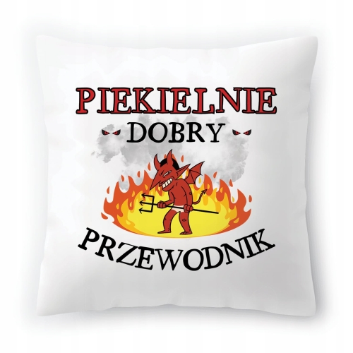 Poduszka Dla Przewodnika na Urodziny na Prezent z Nadrukiem ze Zdjęciem