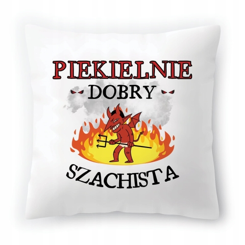 Poduszka Dla Szachisty na Urodziny na Prezent z Nadrukiem ze Zdjęciem