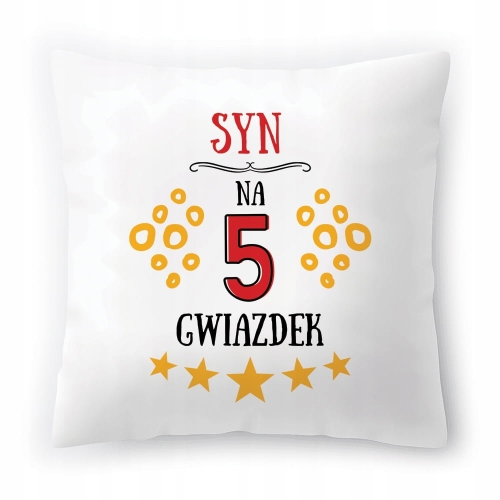 Poduszka Dla Syna Synusia na Urodziny Prezent z Nadrukiem ze Zdjęciem