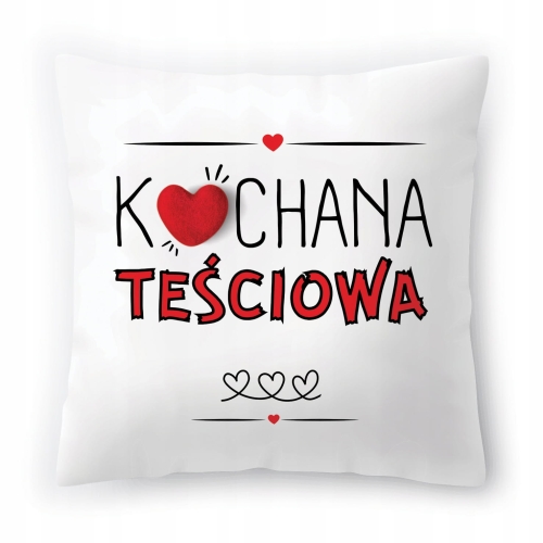 Poduszka Dla Teściowej Urodziny Imieniny Prezent z Nadrukiem ze Zdjęciem