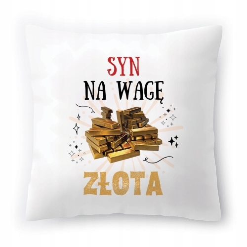 Poduszka Dla Syna Synusia na Urodziny Prezent z Nadrukiem ze Zdjęciem