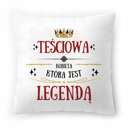 Poduszka Dla Teściowej Urodziny Imieniny Prezent z Nadrukiem ze Zdjęciem