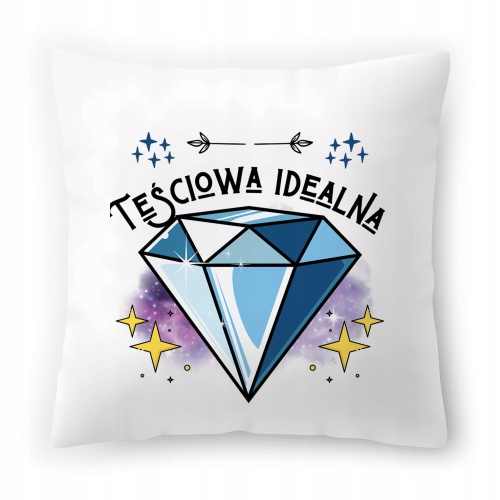 Poduszka Dla Teściowej Urodziny Imieniny Prezent z Nadrukiem ze Zdjęciem