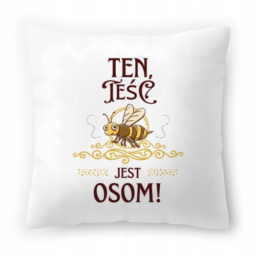 Poduszka Dla Teścia na Urodziny Prezent z Nadrukiem ze Zdjęciem