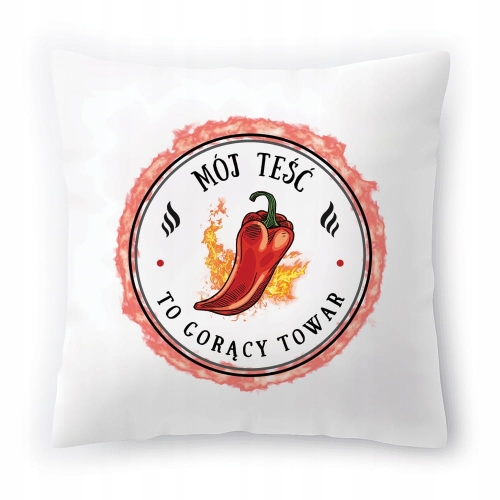 Poduszka Dla Teścia na Urodziny Prezent z Nadrukiem ze Zdjęciem