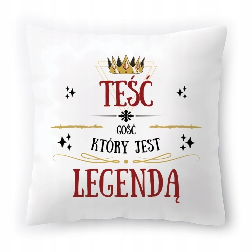 Poduszka Dla Teścia na Urodziny Prezent z Nadrukiem ze Zdjęciem