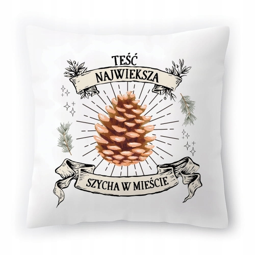 Poduszka Dla Teścia na Urodziny Prezent z Nadrukiem ze Zdjęciem