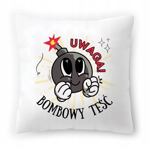 Poduszka Dla Teścia na Urodziny Prezent z Nadrukiem ze Zdjęciem