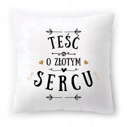 Poduszka Dla Teścia na Urodziny Prezent z Nadrukiem ze Zdjęciem