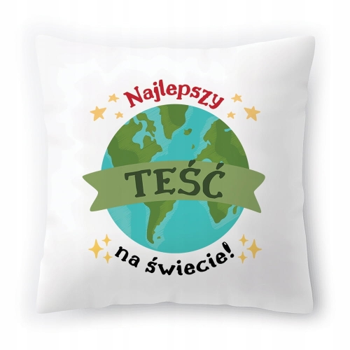 Poduszka Dla Teścia na Urodziny Prezent z Nadrukiem ze Zdjęciem