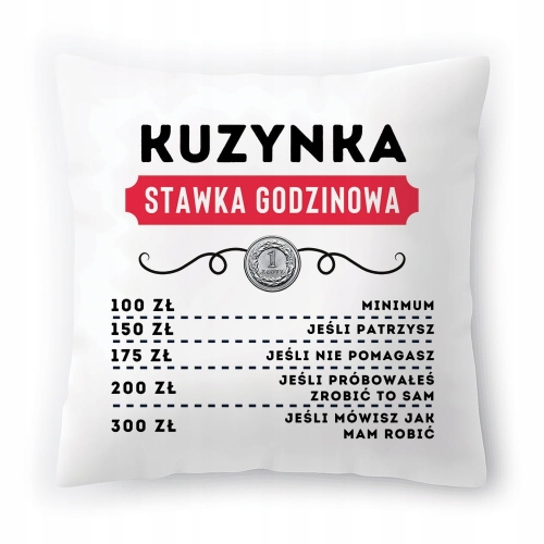 Poduszka Dla Kuzynki na Urodziny Prezent z Nadrukiem ze Zdjęciem