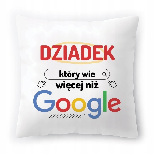 Poduszka Dla Dziadka Dziadzia Urodziny Prezent z Nadrukiem ze Zdjęciem