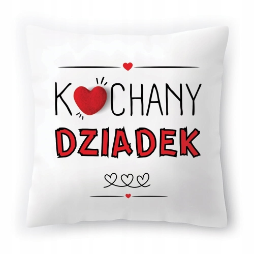 Poduszka Dla Dziadka Dziadzia Urodziny Prezent z Nadrukiem ze Zdjęciem