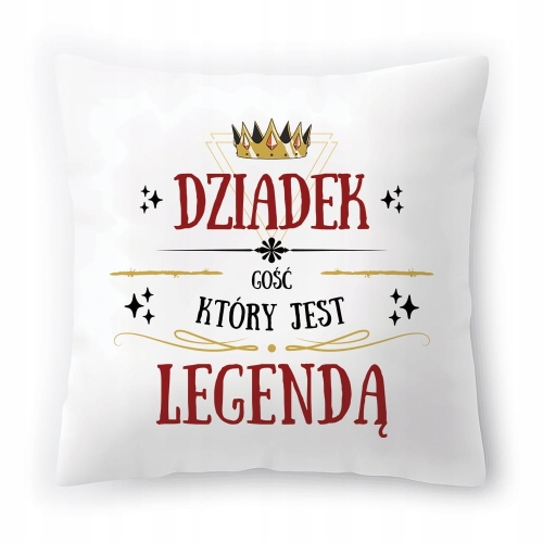 Poduszka Dla Dziadka Dziadzia Urodziny Prezent z Nadrukiem ze Zdjęciem