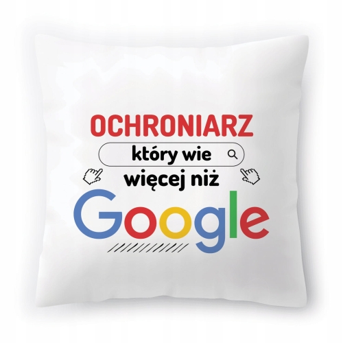 Poduszka Dla Ochroniarza na Urodziny Prezent z Nadrukiem ze Zdjęciem