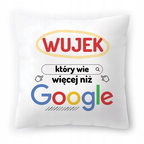 Poduszka Dla Wujka Wujaszka Urodziny Prezent z Nadrukiem ze Zdjęciem