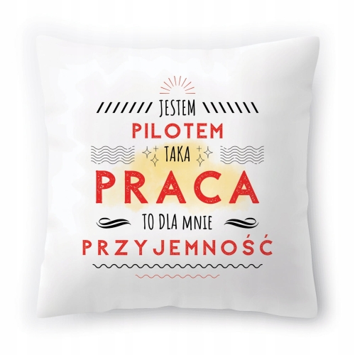 Poduszka Dla Pilota na Urodziny Prezent z Nadrukiem ze Zdjęciem