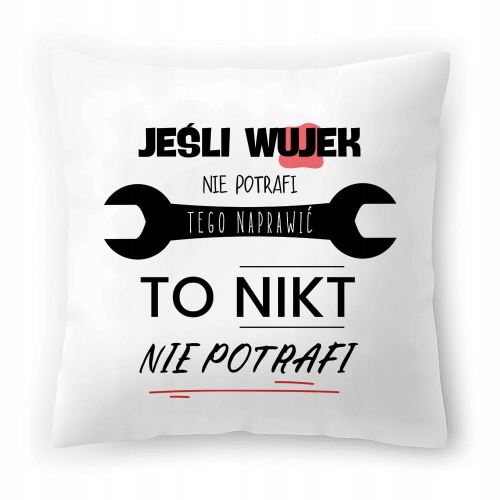 Poduszka Dla Wujka Wujaszka Urodziny Prezent z Nadrukiem ze Zdjęciem