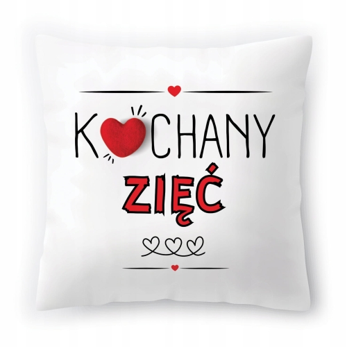 Poduszka Dla Zięcia na Urodziny Imieniny Prezent z Nadrukiem ze Zdjęciem