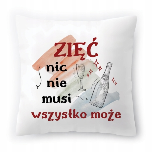 Poduszka Dla Zięcia na Urodziny Imieniny Prezent z Nadrukiem ze Zdjęciem