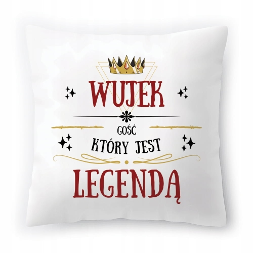 Poduszka Dla Wujka Wujaszka Urodziny Prezent z Nadrukiem ze Zdjęciem