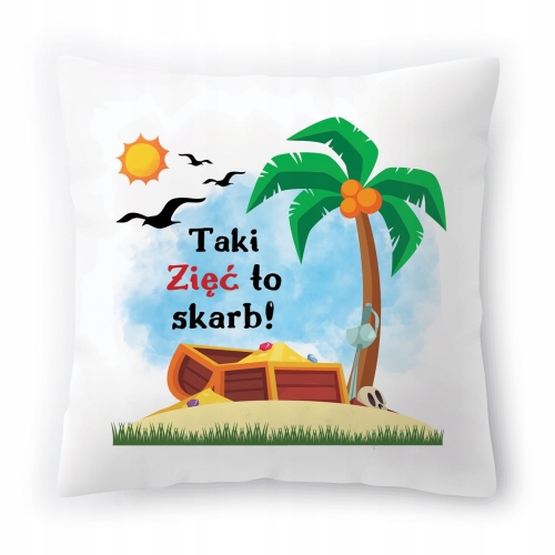 Poduszka Dla Zięcia na Urodziny Imieniny Prezent z Nadrukiem ze Zdjęciem