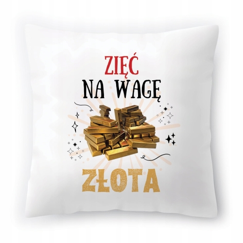 Poduszka Dla Zięcia na Urodziny Imieniny Prezent z Nadrukiem ze Zdjęciem