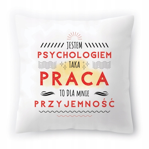 Poduszka Dla Psychologa na Urodziny Prezent z Nadrukiem ze Zdjęciem